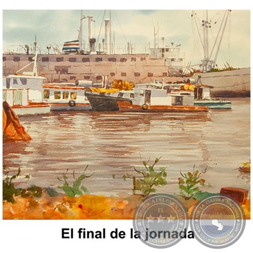 El final de la jornada - Obra de Emili Aparici